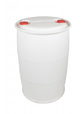 205L Recon White HDPE Close Top Drums